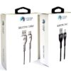 Silicone Cable - Tipo-C / USB-A, Branco