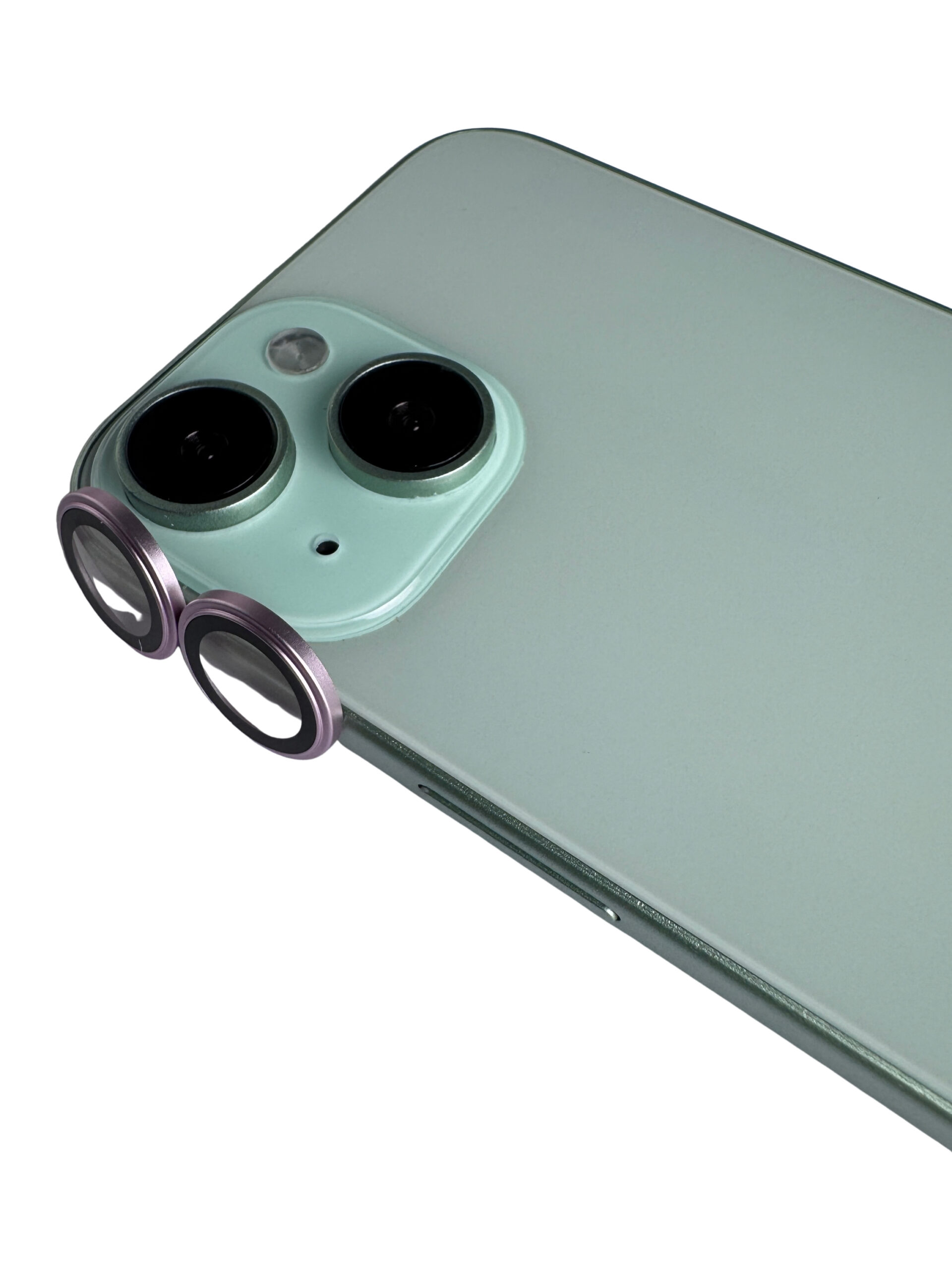 Lens ultra shield pink-green - 2 Lens ultra Shield iPhone 14/14 Plus - 15/15 Plus - Imagem 1